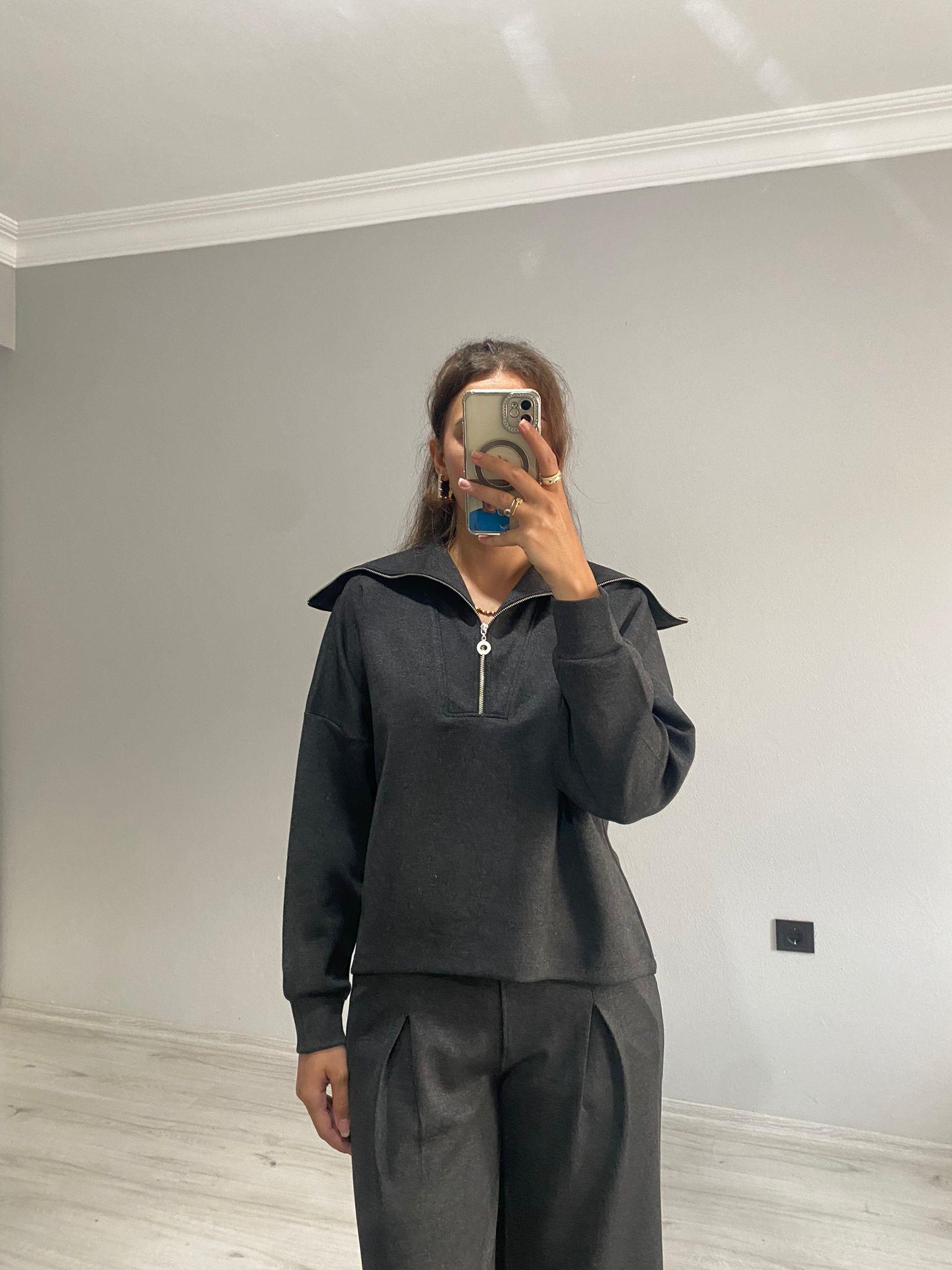 OYSH Model Modal Kumaş Takım Antrasit