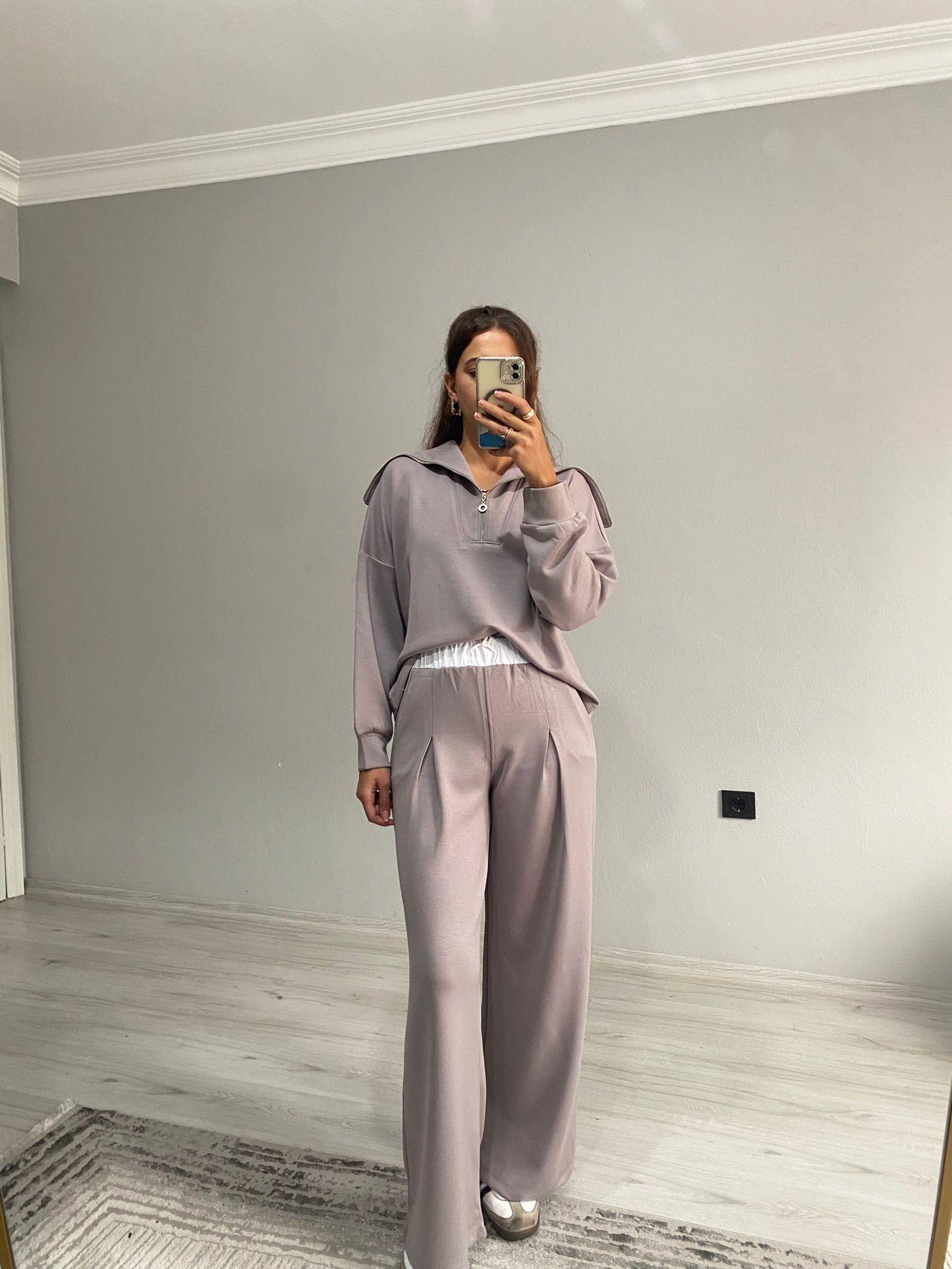 OYSH Model Modal Kumaş Takım Bej