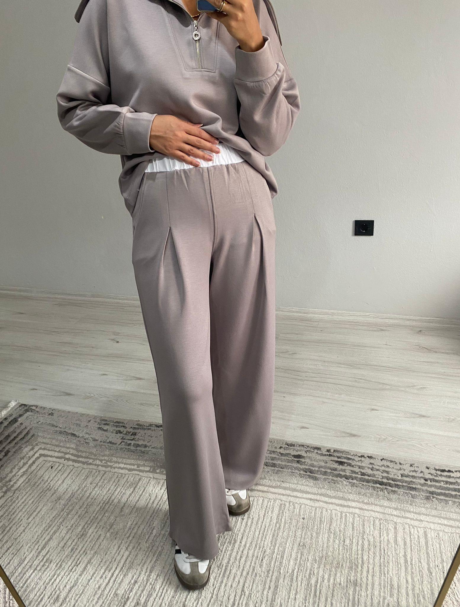 OYSH Model Modal Kumaş Takım Bej