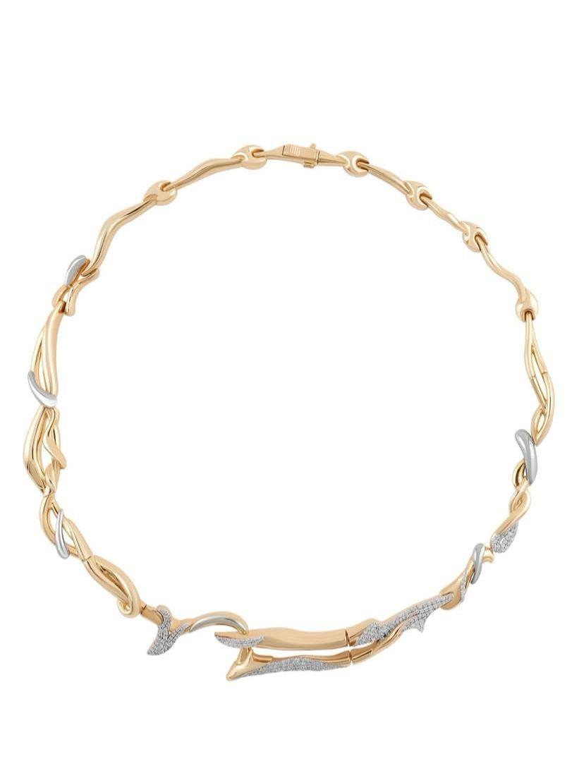 Tasarım Choker Gold Taşlı Kısmet By Kolye