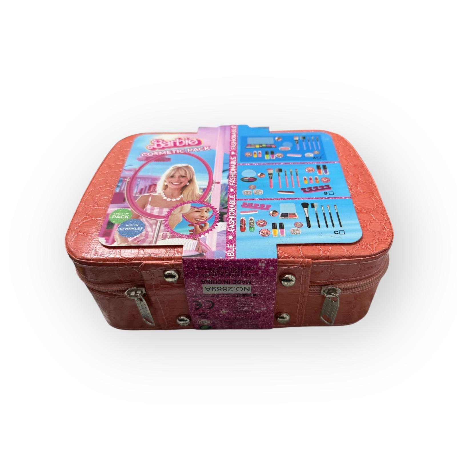 Kozmetik Çantası -  Kızlar İçin Makyaj Seti Barbie Cosmetic Pack