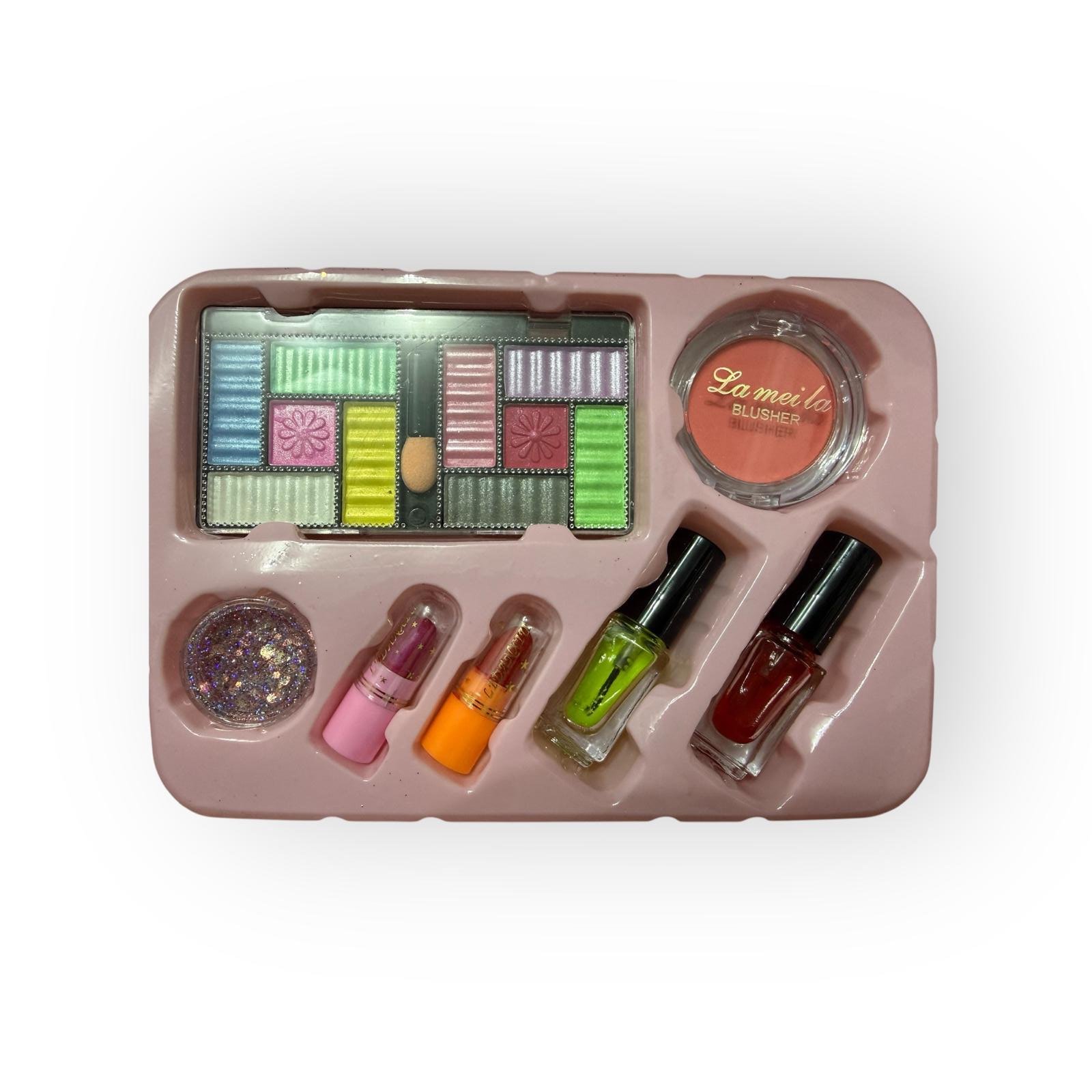 Kozmetik Çantası -  Kızlar İçin Makyaj Seti Barbie Cosmetic Pack