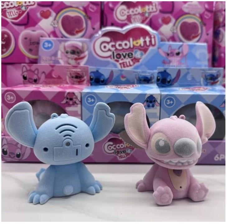Lilo & Stitch Sevimli Çift Brelok Modeli (Coccolatti Love) - Ses Kaydeden Anahtarlık