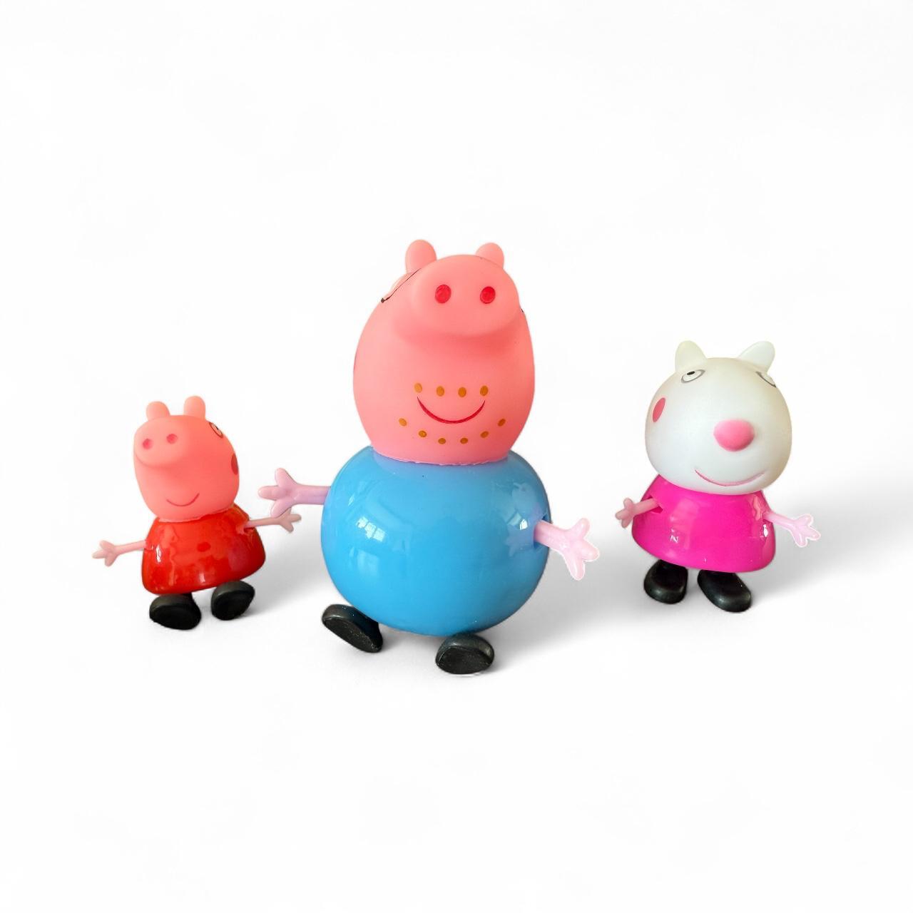 Peppa Pig 6 Parça Aile ve Arkadaşlar Figür Seti 🐷✨