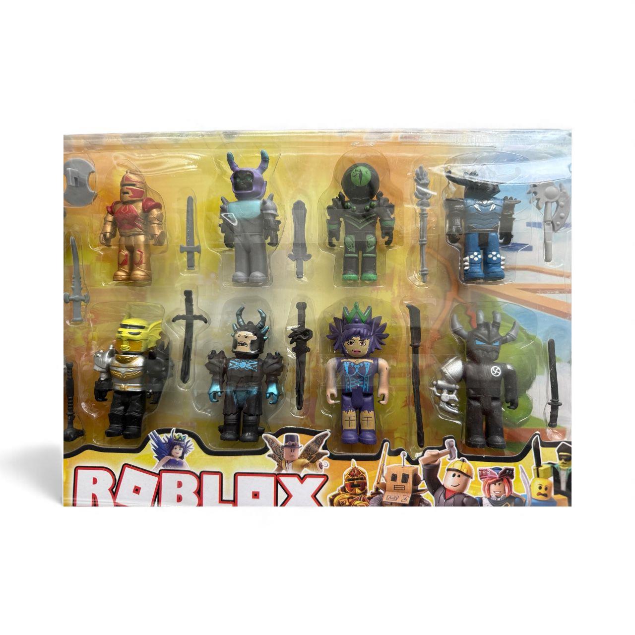 Roblox Epic Adventure Pack⭐ Blok Savaşçı Mini Figür Seti 12'li - Block Heroes Toys Figur⭐