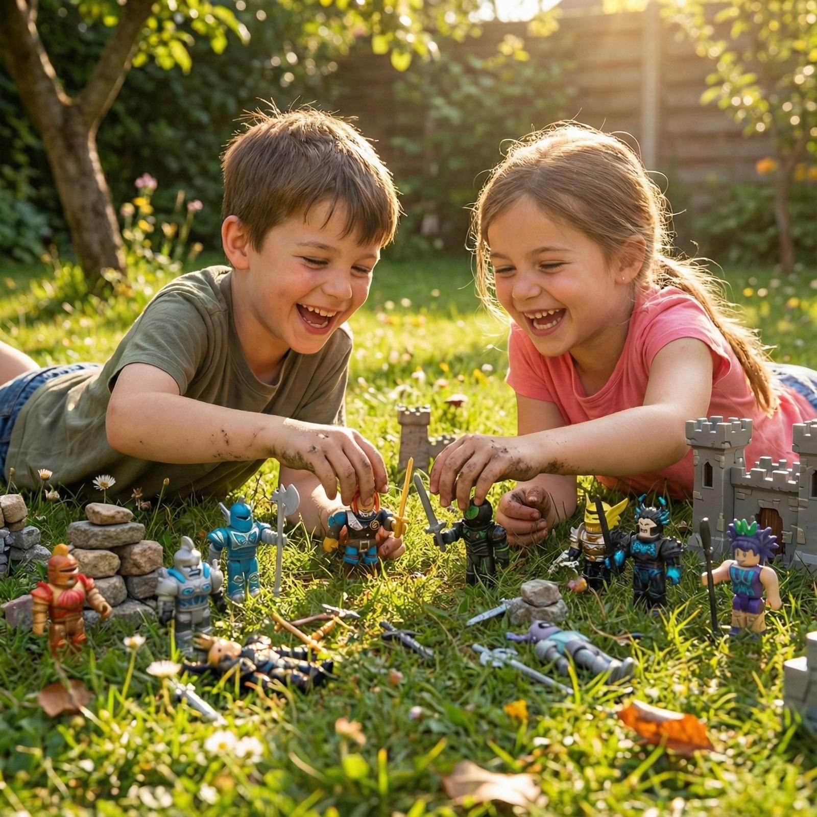 Roblox Epic Adventure Pack⭐ Blok Savaşçı Mini Figür Seti 12'li - Block Heroes Toys Figur⭐