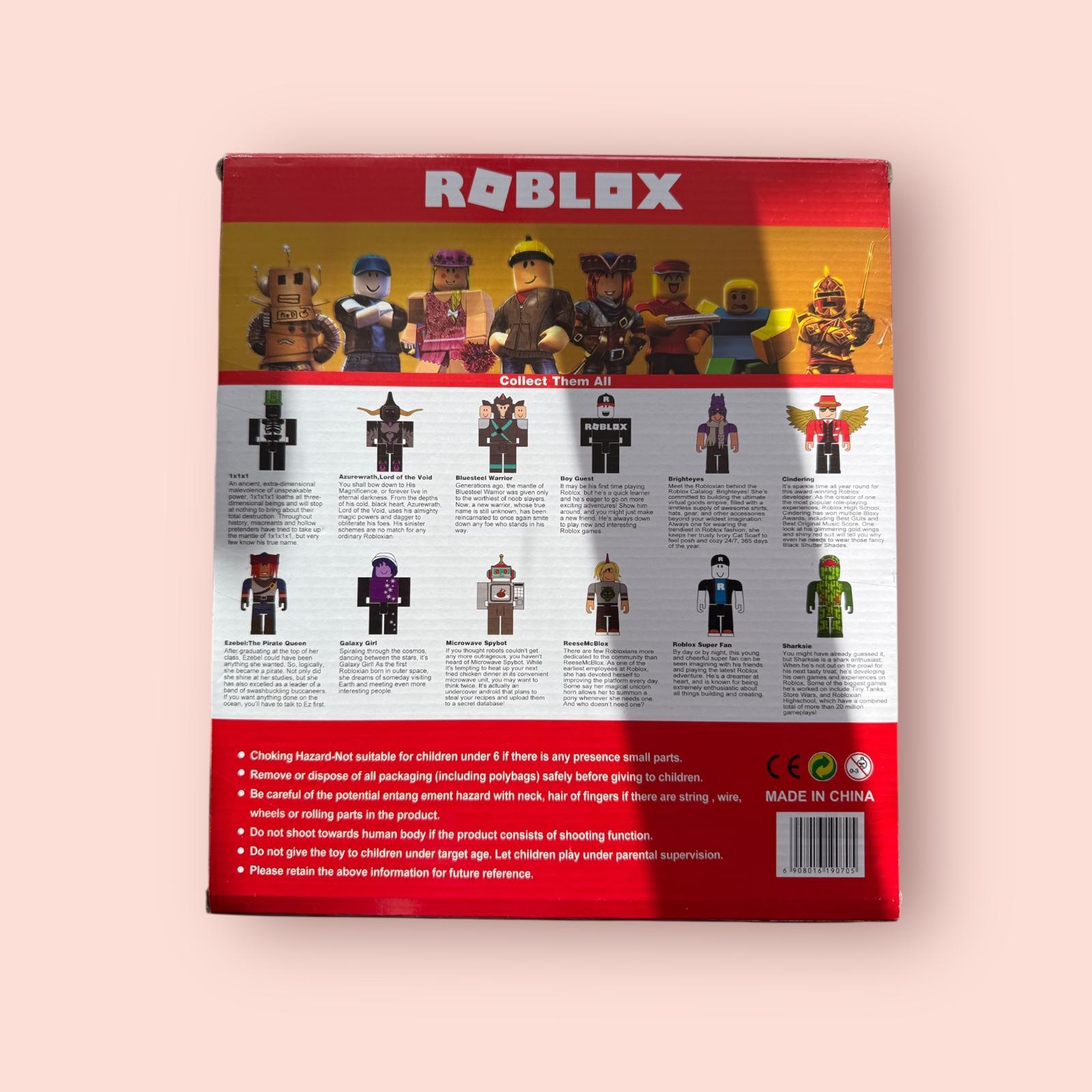 Roblox Mega Savaşçı Figür Seti - 12 Adet Karakter ve Silahlı Aksiyon Oyuncak Paketi (6+ Yaş)