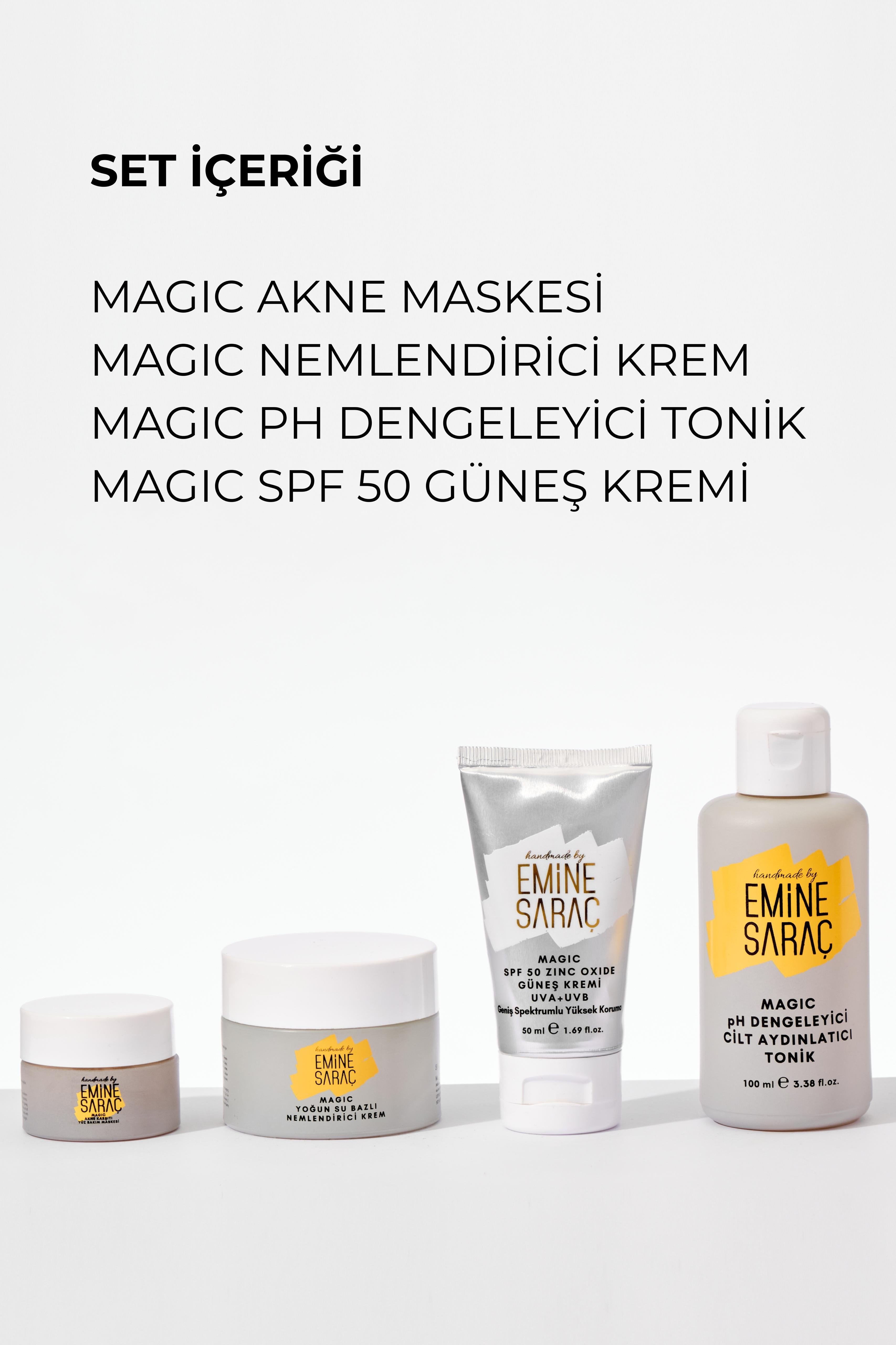 4'lü Magic Serisi Cilt Bakım Seti