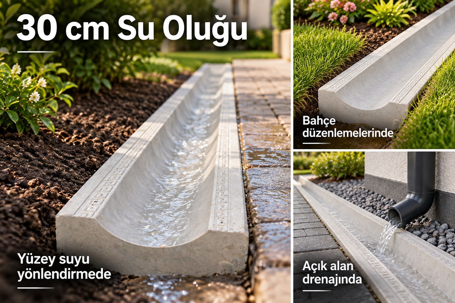 30 cm Su Oluğu