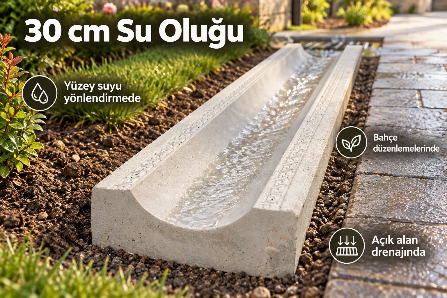 30 cm Su Oluğu