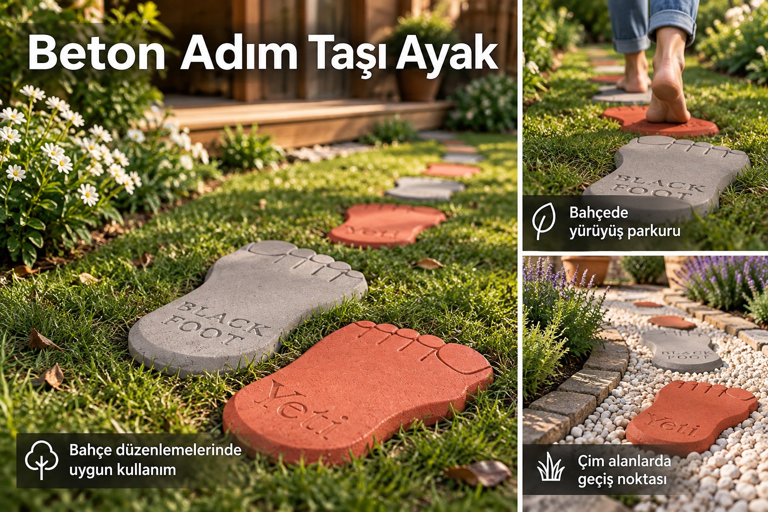 Beton Adım Taşı Ayak