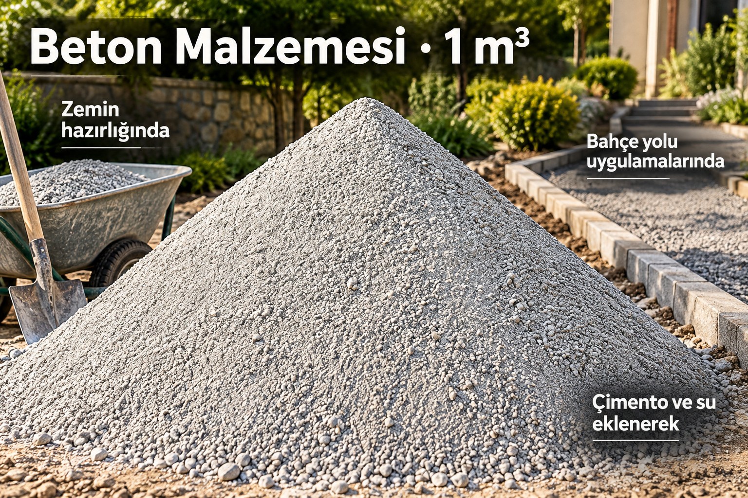 Beton Malzemesi (1 m³)