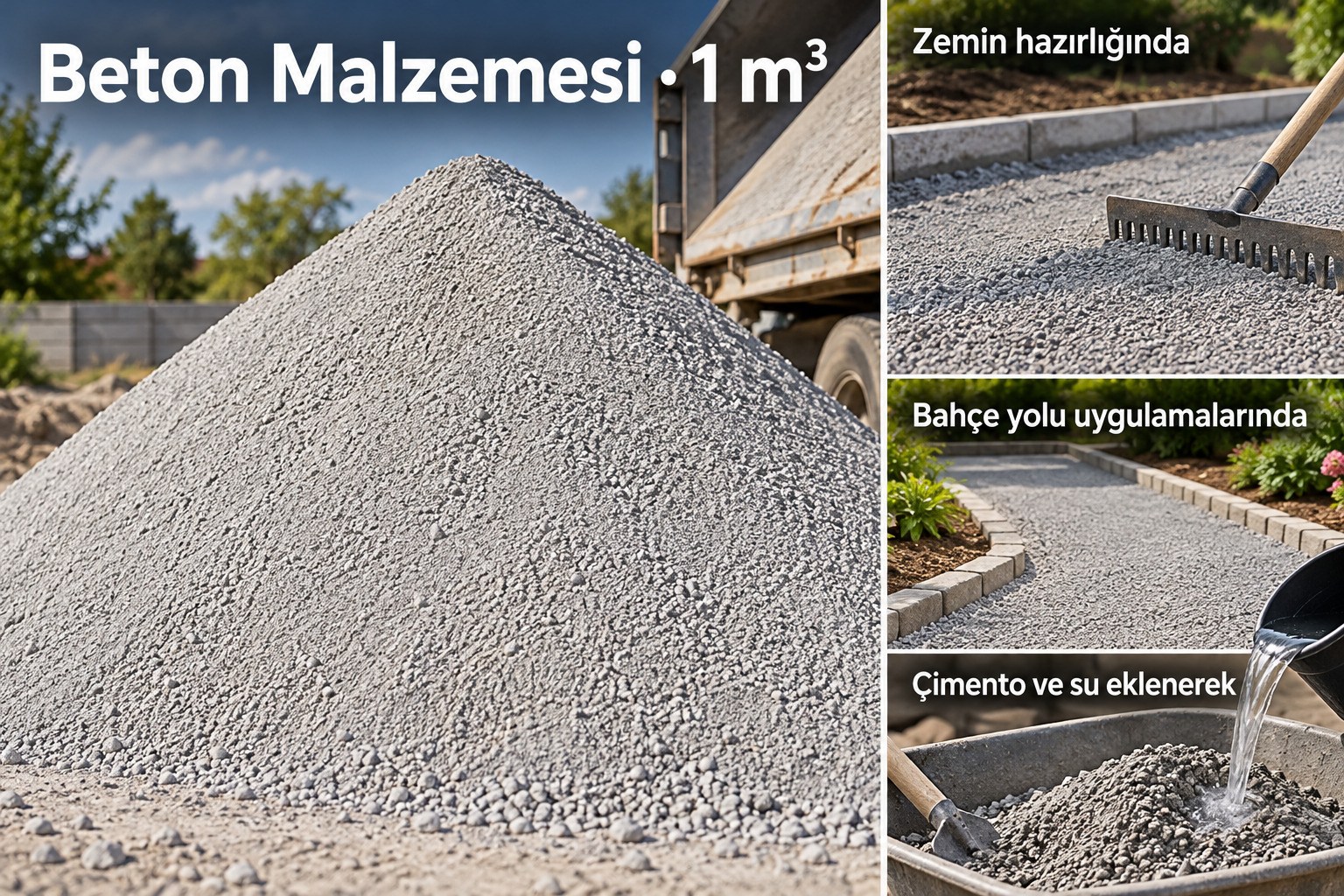 Beton Malzemesi (1 m³)