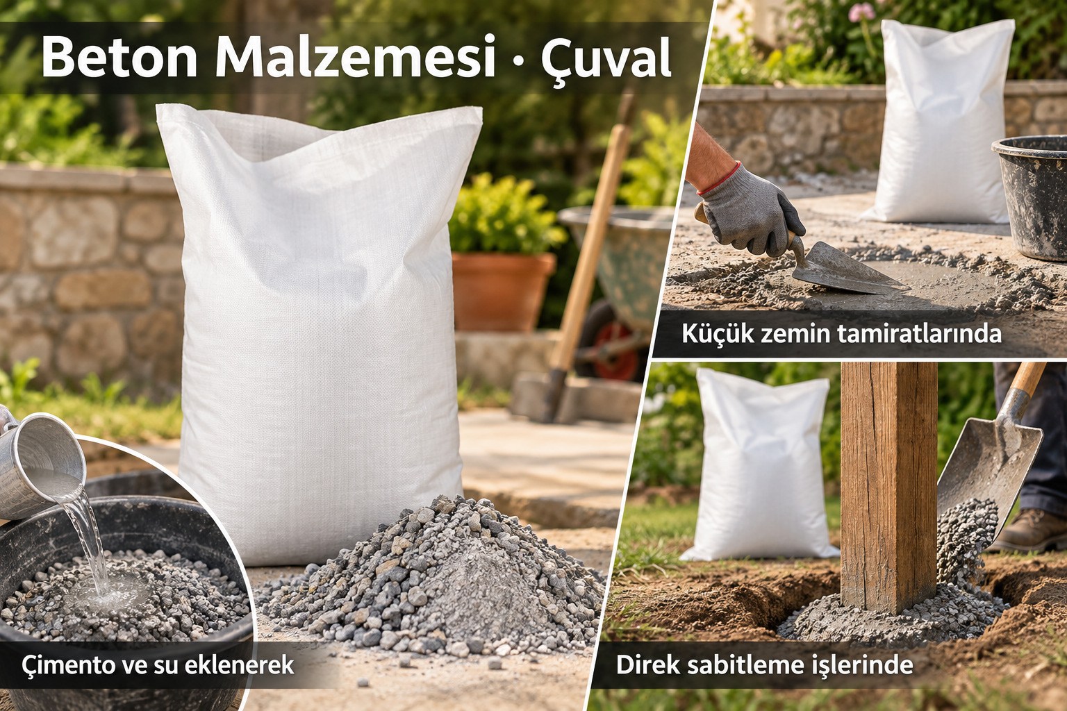 Beton Malzemesi (Çuval)