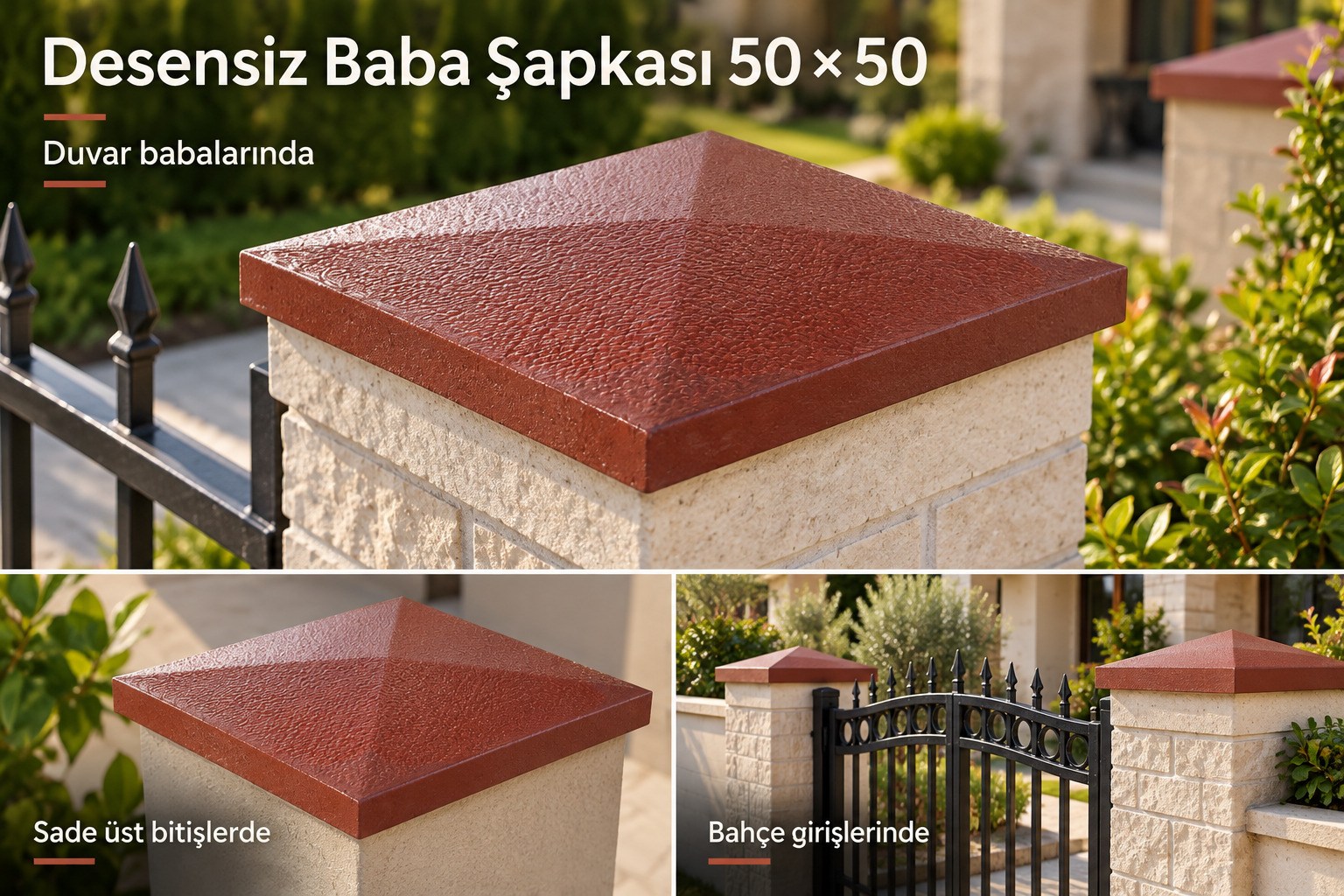 Desensiz Baba Şapkası 50*50