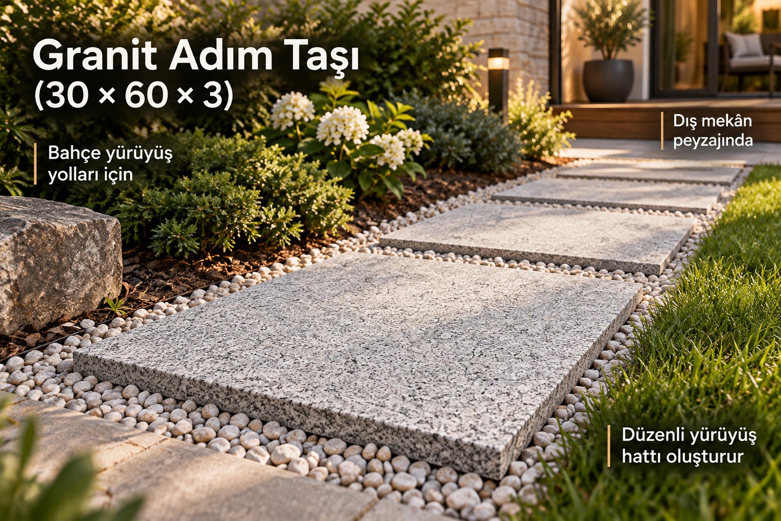 Granit Adım Taşı (30*60*3)