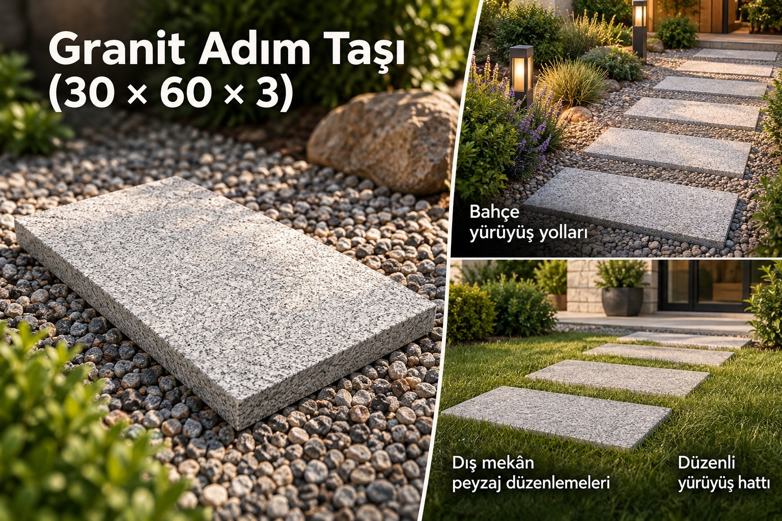 Granit Adım Taşı (30*60*3)