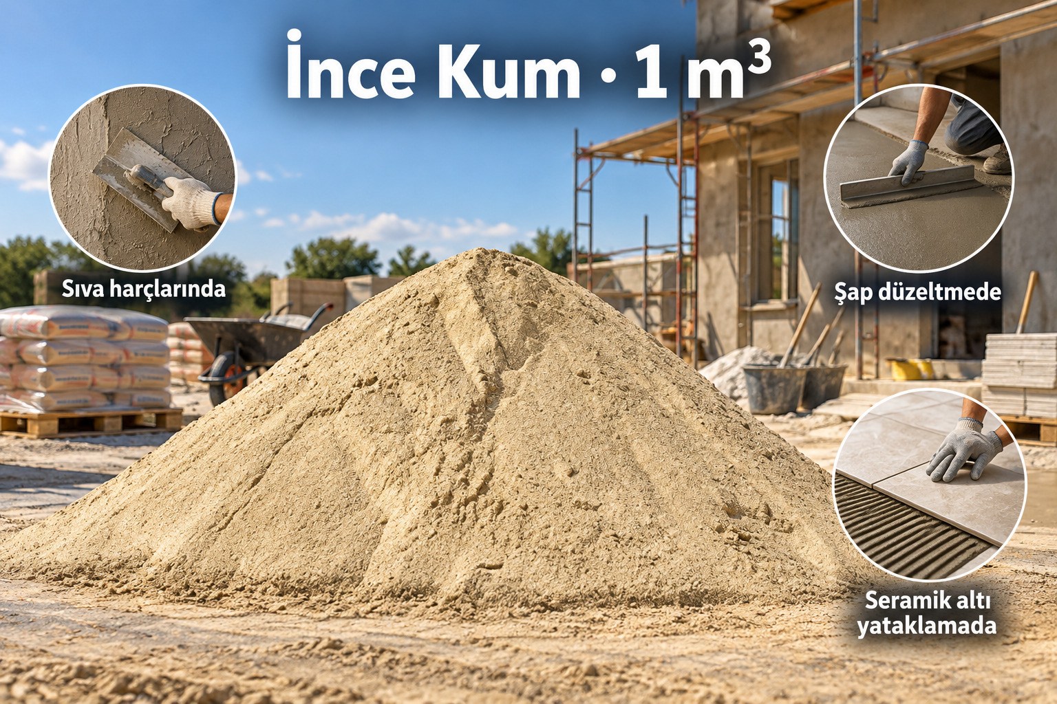 İnce Kum (1 m³)