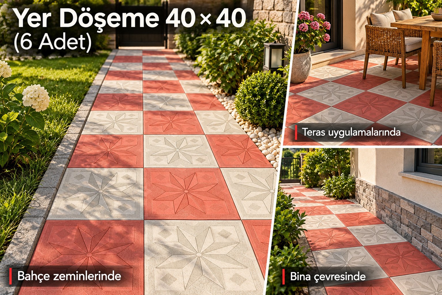 Yer Döşeme 40*40 (6 Adet)