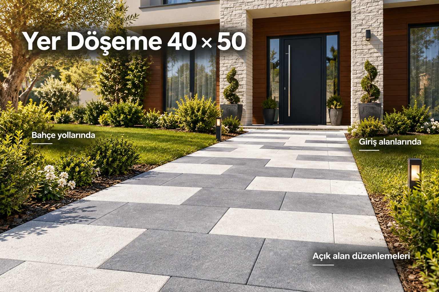 Yer Döşeme 40*50 Beyaz (5 Adet, 1 m2)