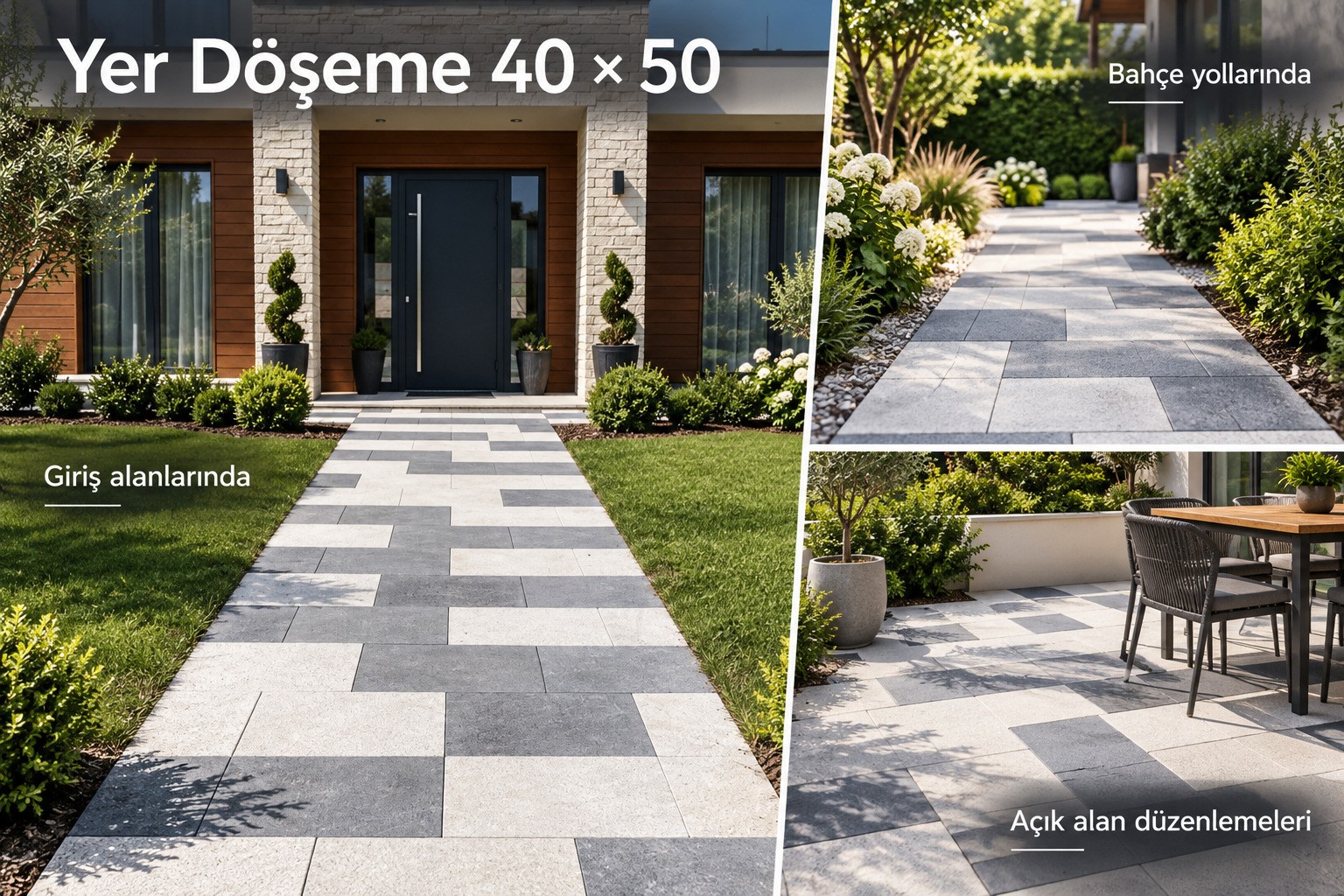 Yer Döşeme 40*50 Beyaz (5 Adet, 1 m2)