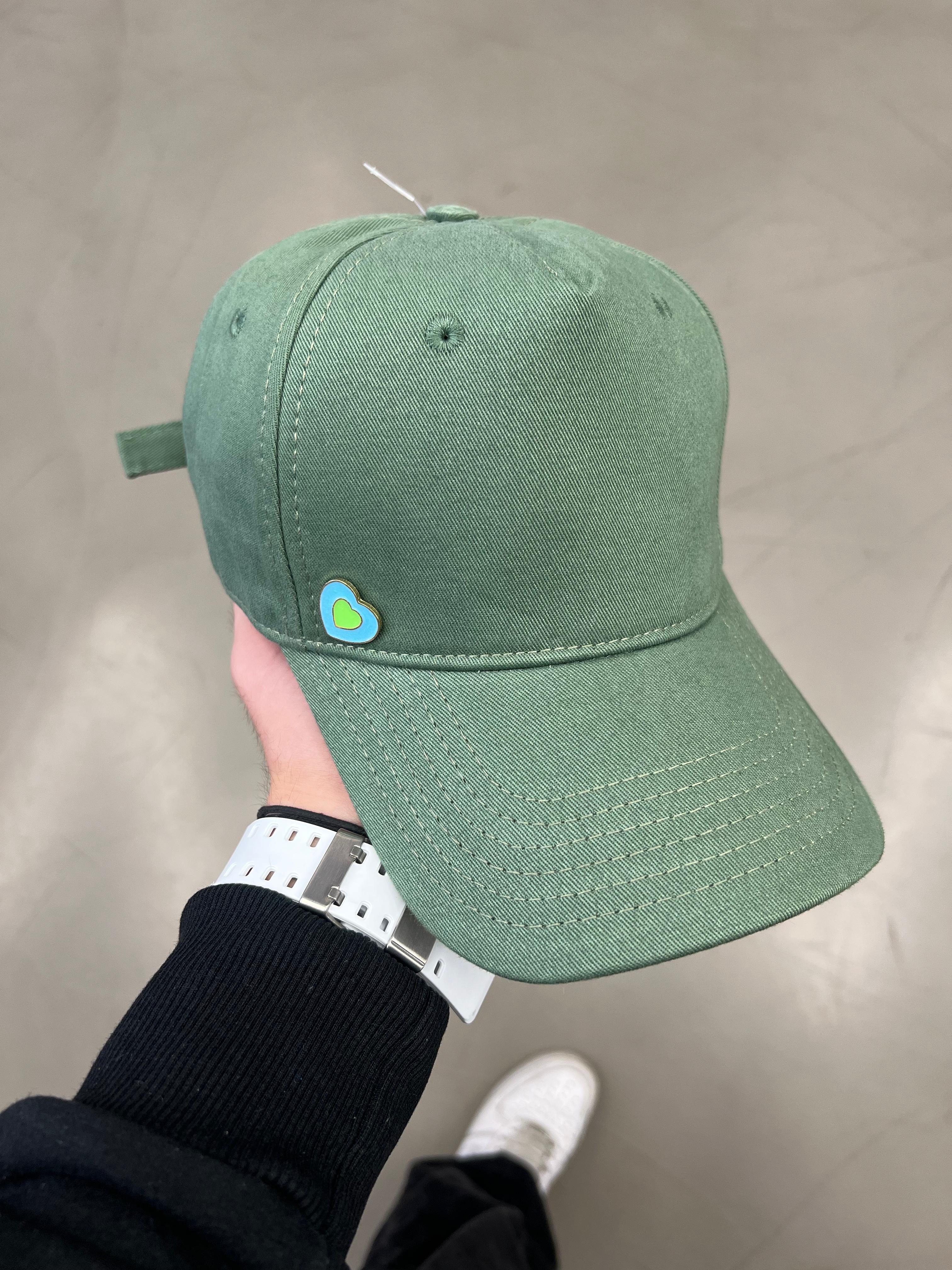 Basic Mint Yeşil Armali Şapka 