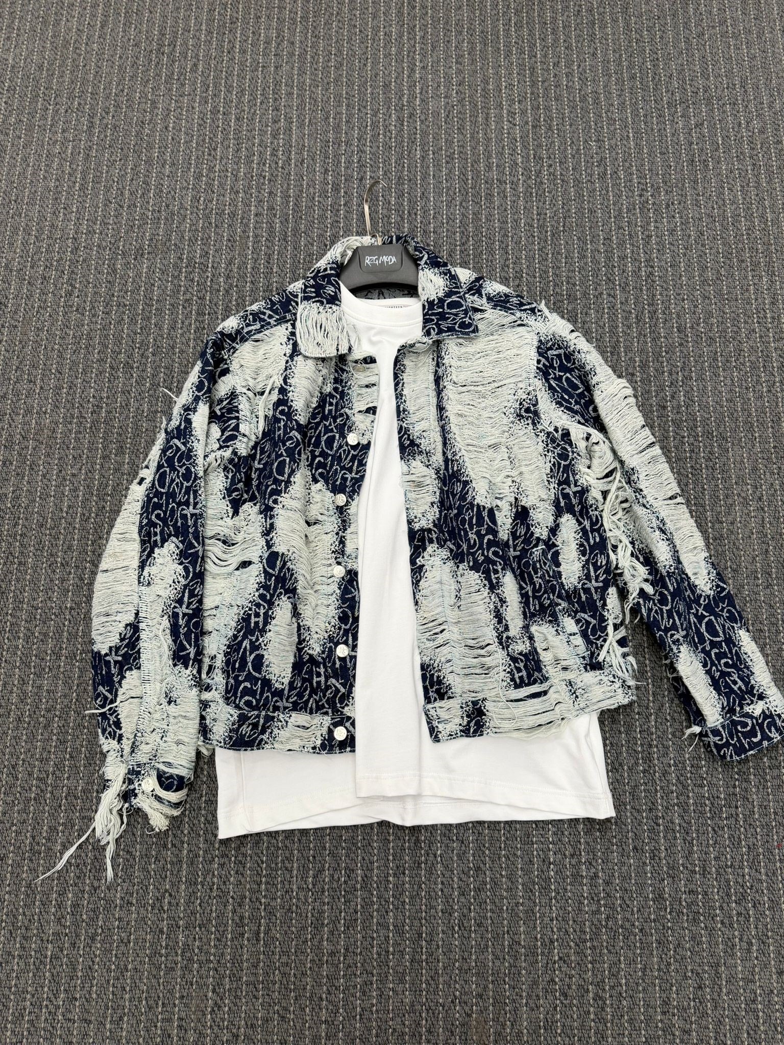 Desenli Oversize Kot Ceket
