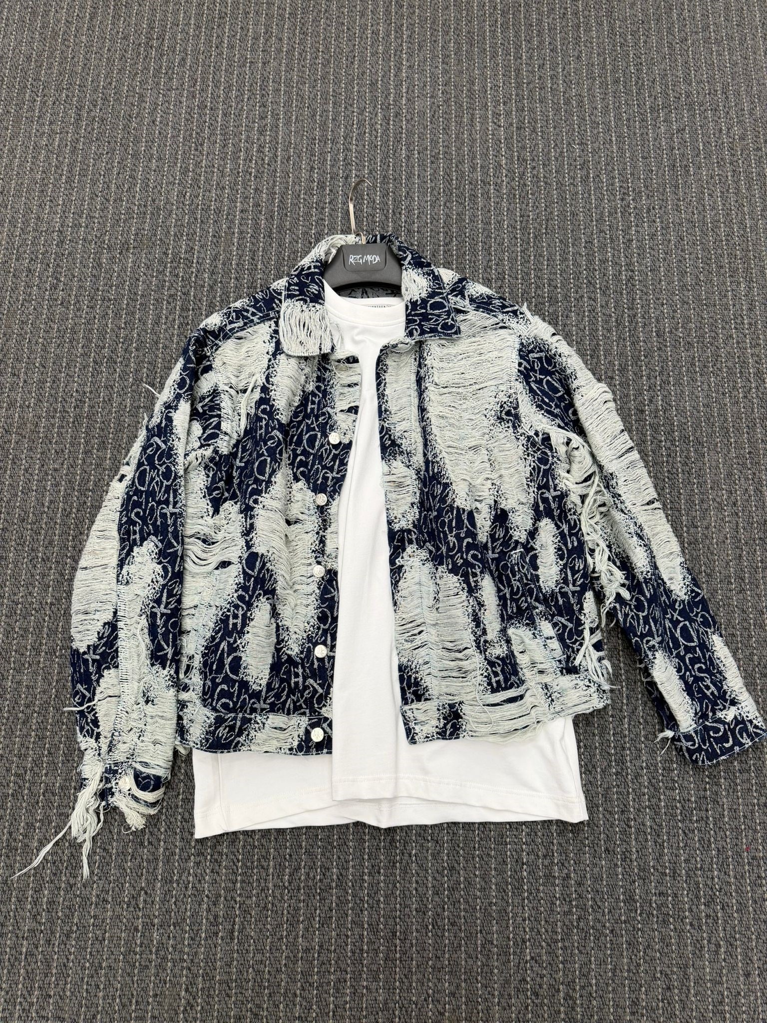 Desenli Oversize Kot Ceket