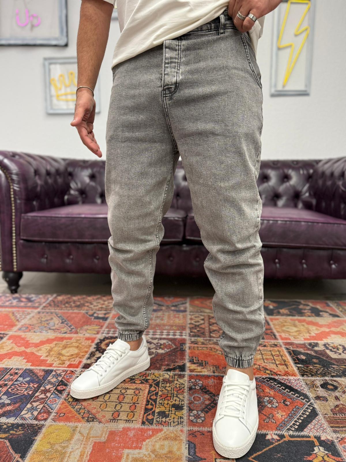 Dnt Paça Lastikli Jogger Pantolon Antrasit
