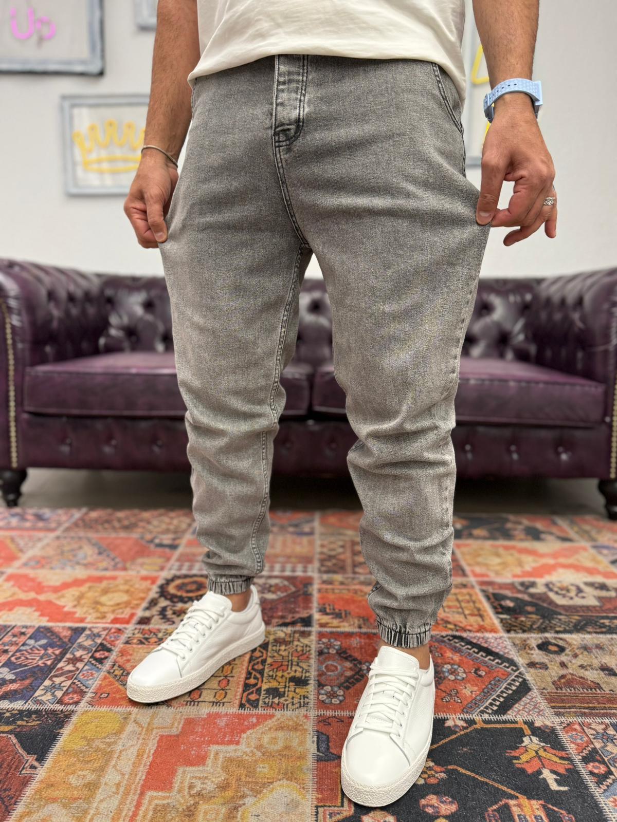 Dnt Paça Lastikli Jogger Pantolon Antrasit