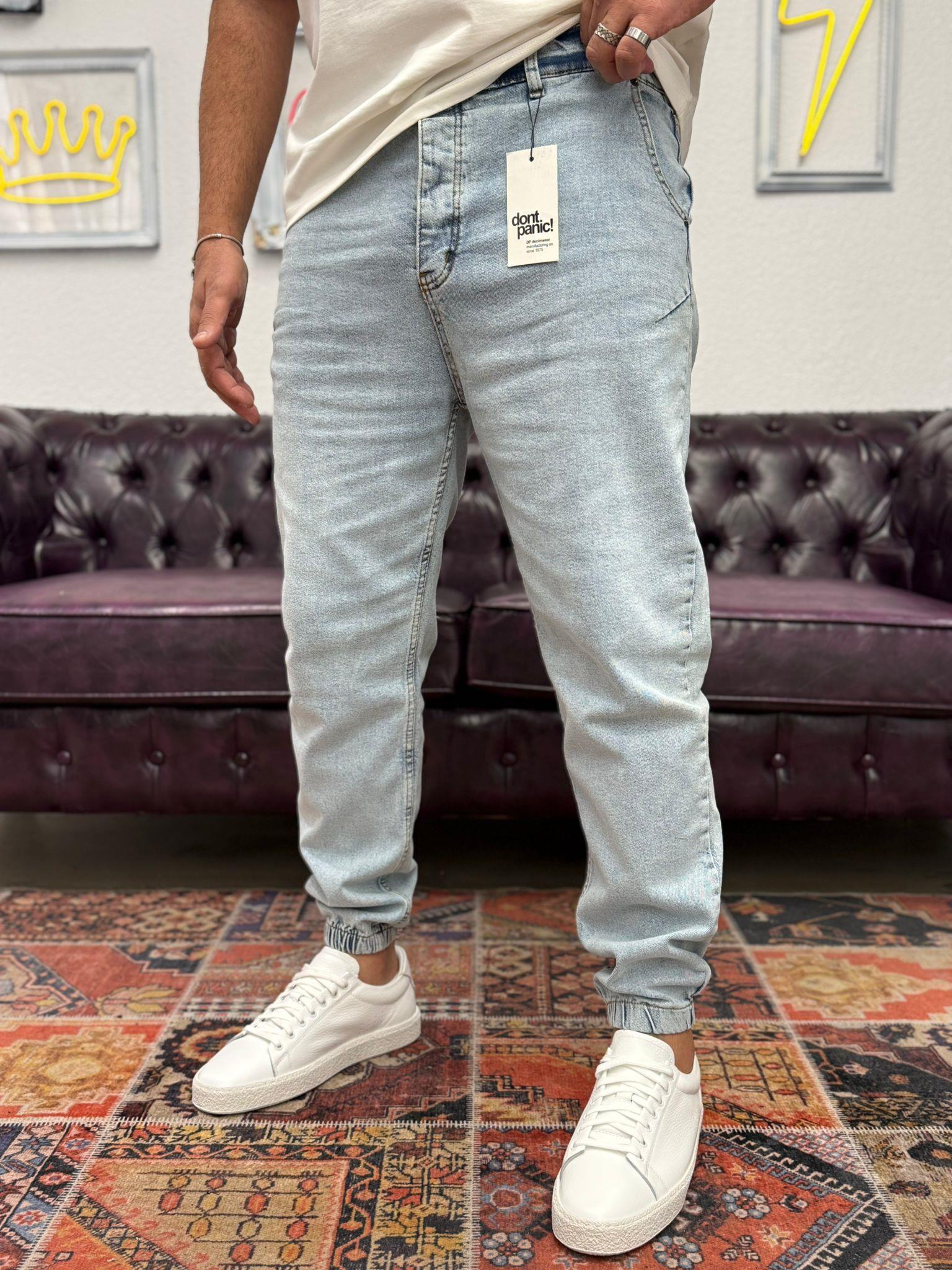 Dnt Paça Lastikli Jogger Pantolon Buz Mavi