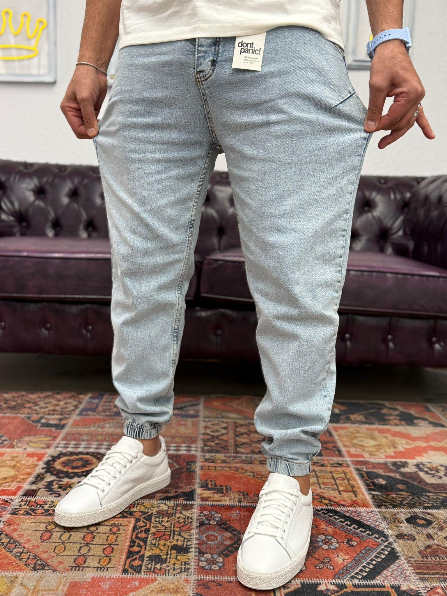 Dnt Paça Lastikli Jogger Pantolon Buz Mavi