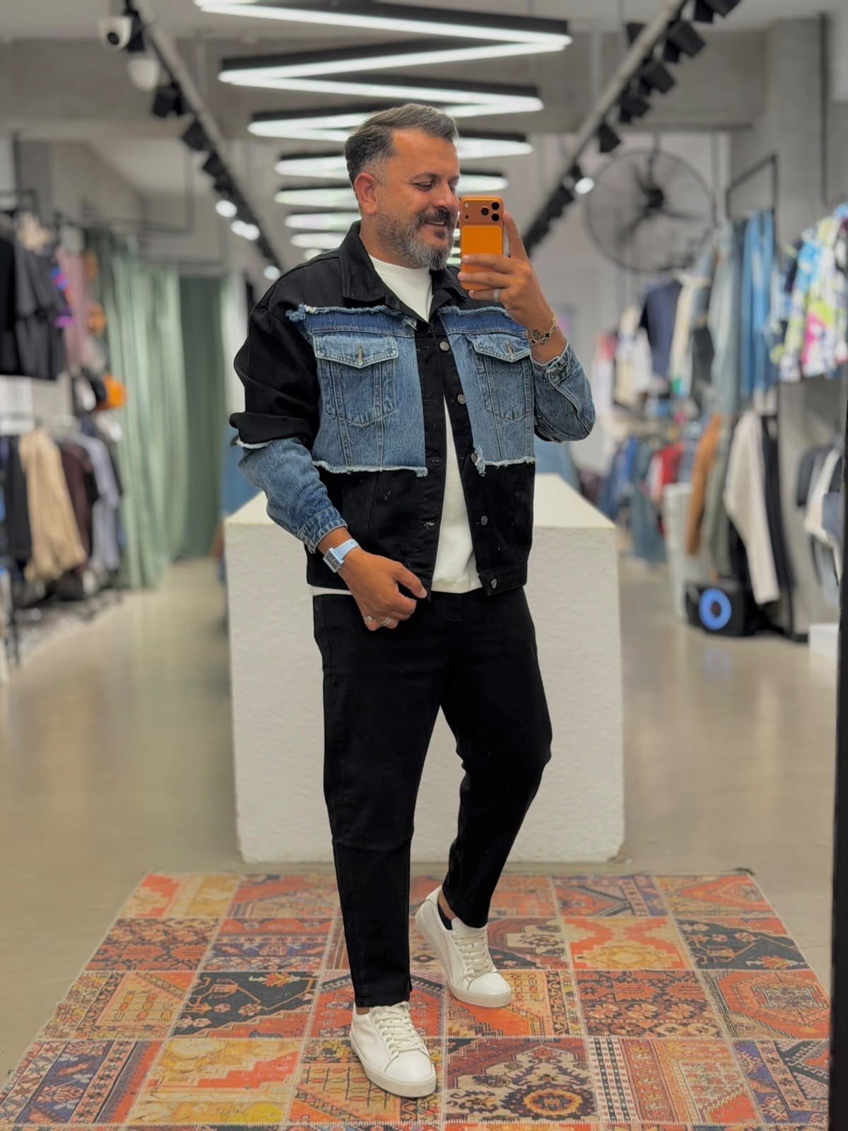 Premium Kot Ceket Garni Kumaş