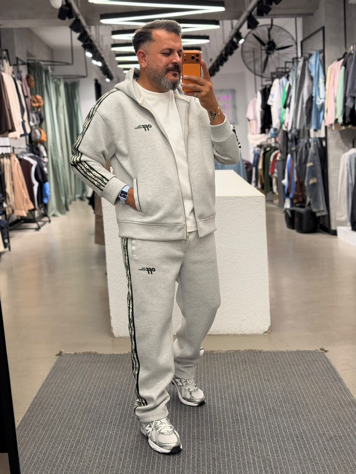 Premium Panda Kumaş Takım Gri