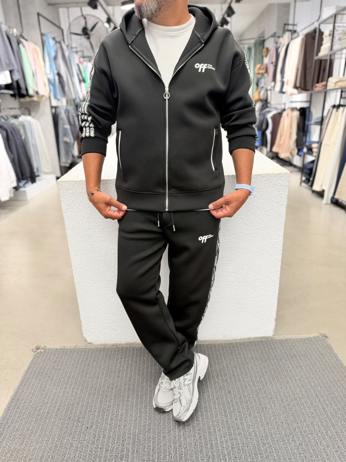 Premium Panda Kumaş Takım Siyah