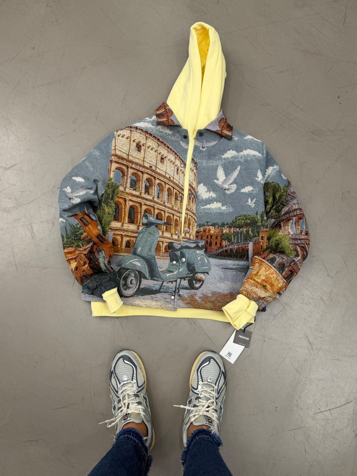 Vespa Premium Desen Ceket
