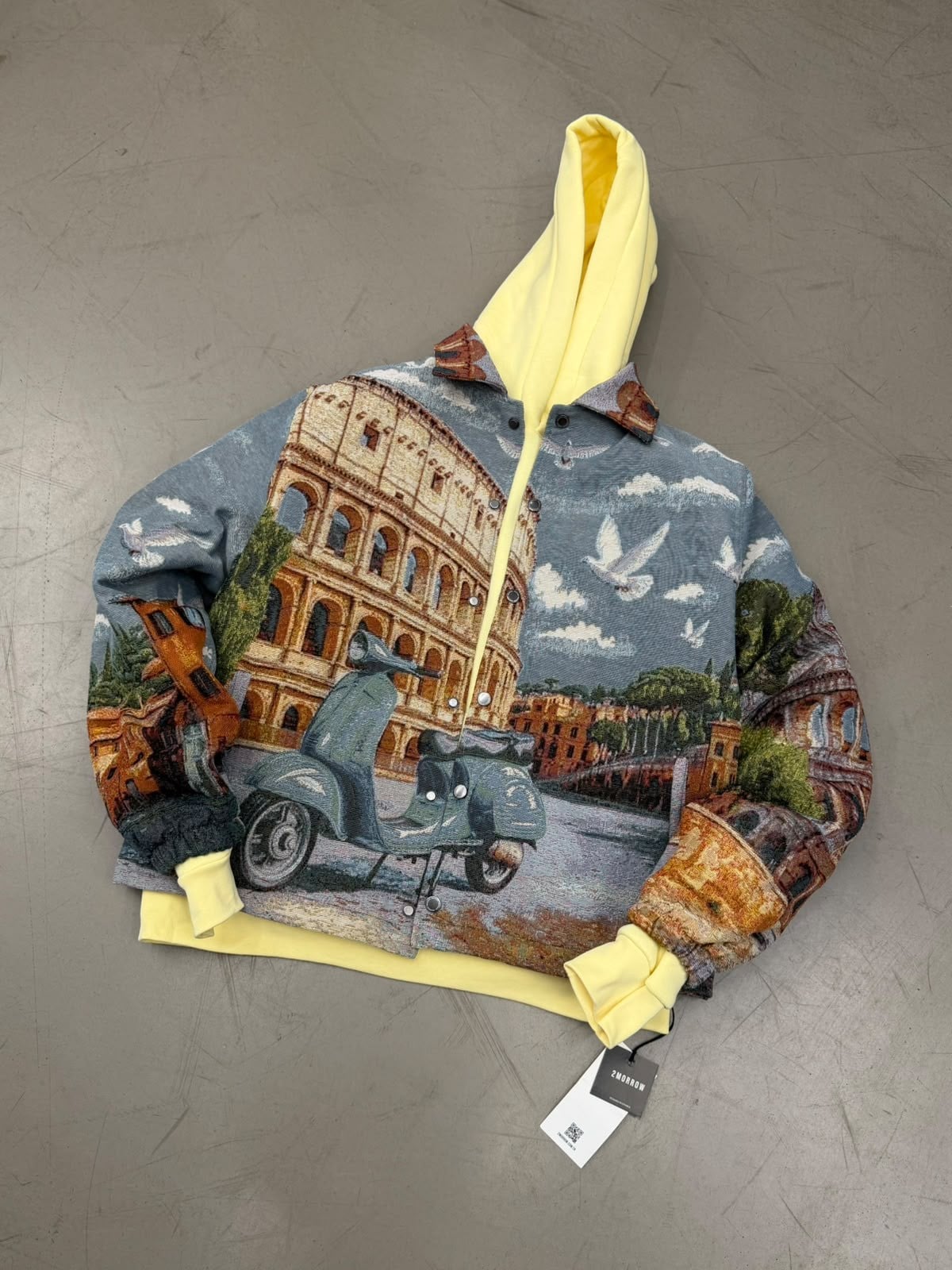 Vespa Premium Desen Ceket