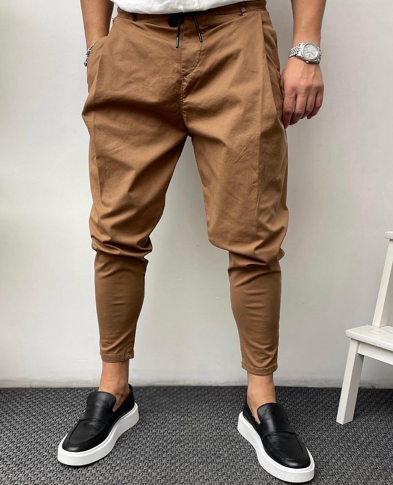 Yarım Şalvar Gabardin Camel