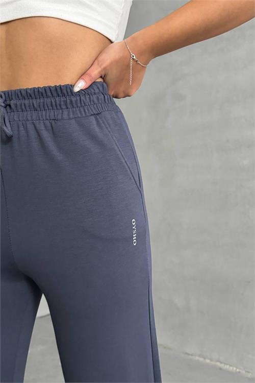 Dipmoda kadın antrasit bol paça eşofman altı DPNBG066