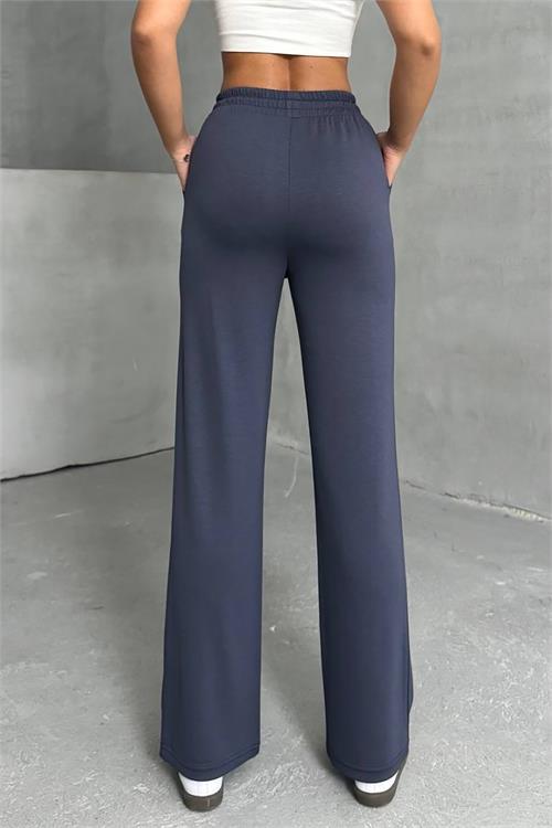 Dipmoda kadın antrasit bol paça eşofman altı DPNBG066