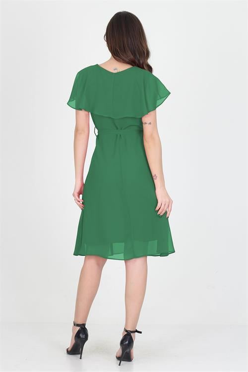 Dipmoda kadın bağlama detaylı astarlı mezuniyet elbisesi RY8081 