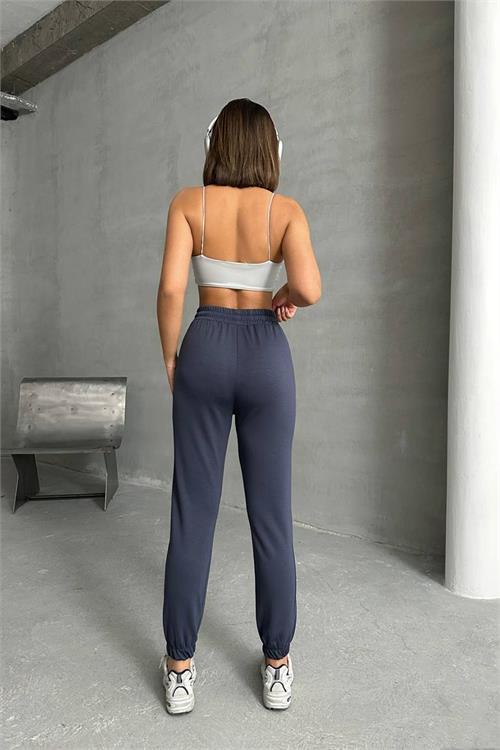 Dipmoda kadın beli ve paçası lastikli eşofman altı DPNBG065