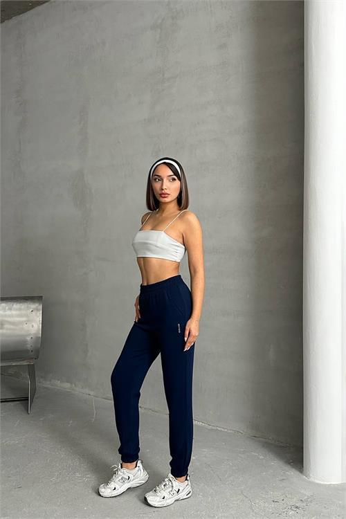 Dipmoda kadın beli ve paçası lastikli eşofman altı DPNBG065