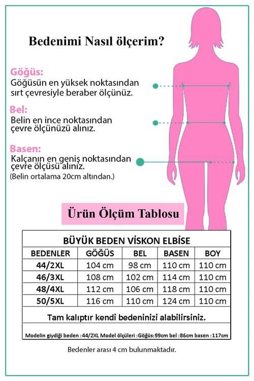 Dipmoda kadın cepli çiçek desenli yazlık büyük beden viskon elbise AYSL32 