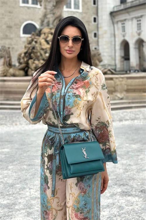 Dipmoda kadın Keten gömlek pantolon ikili takım DPNBEMP2504