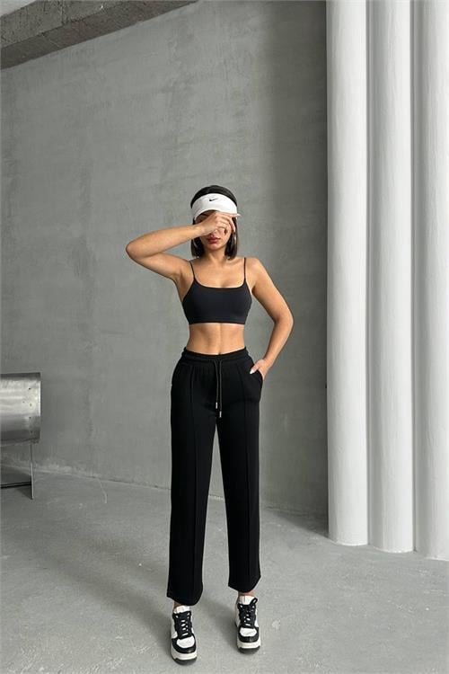 Dipmoda kadın likralı modal kumaş çımalı binici pantolon DPNBG064