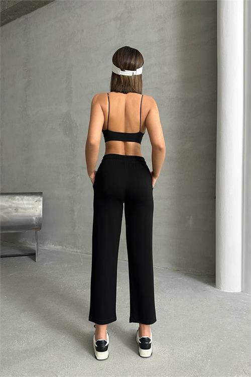 Dipmoda kadın likralı modal kumaş çımalı binici pantolon DPNBG064