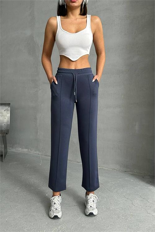 Dipmoda kadın likralı modal kumaş çımalı binici pantolon DPNBG064