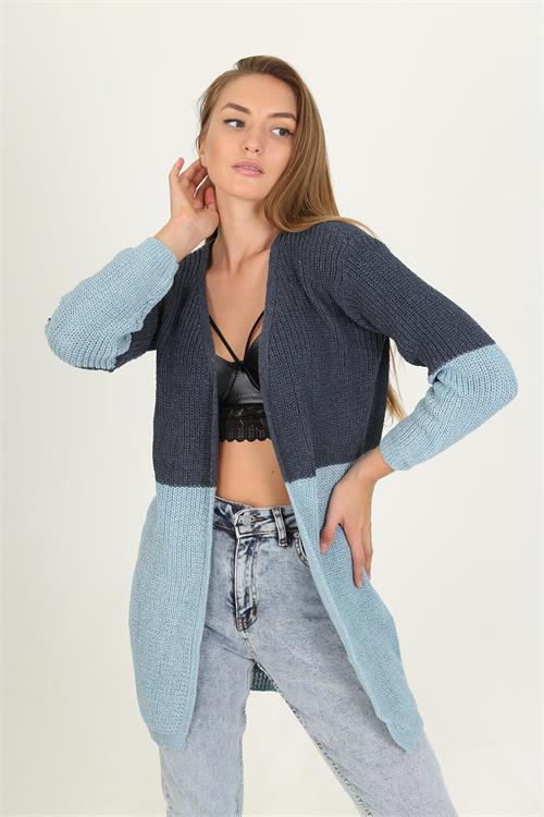 Dipmoda kadın mint yeni sezon selanik triko hırka RY0038 