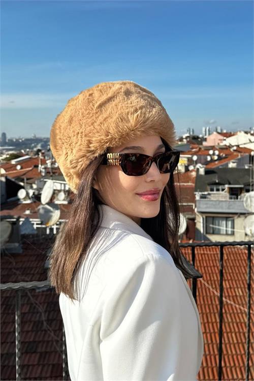 Dipmoda kadın suni kürk rus slav kalpak şapka DPAKS004